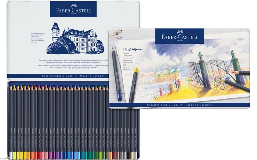 GOLDFABER Colour Pencils 36 kolorów - komplet kredek