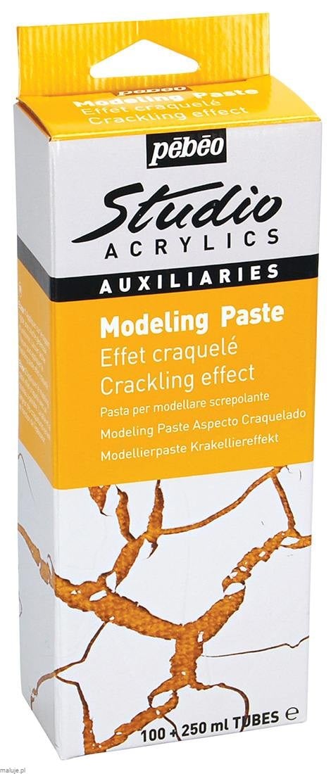 Studio Acrylic Modeling Paste Crackling Effect - pasta z efektem spękań