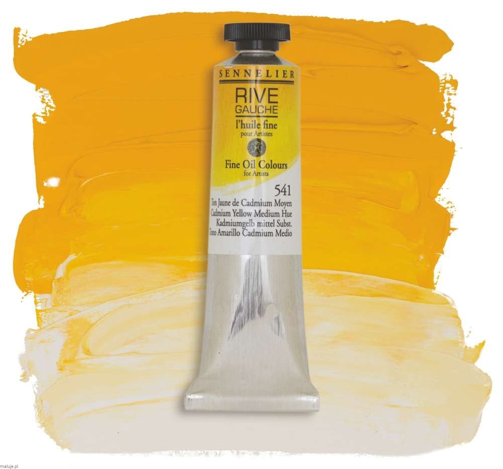 541 Cadmium yellow medium hue, farba olejna Rive Gauche Sennelier