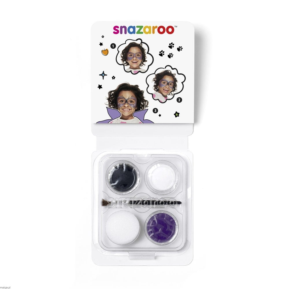 Snazaroo Mini zestaw WIEDŹMA 3x2ml - komplet farb do twarzy