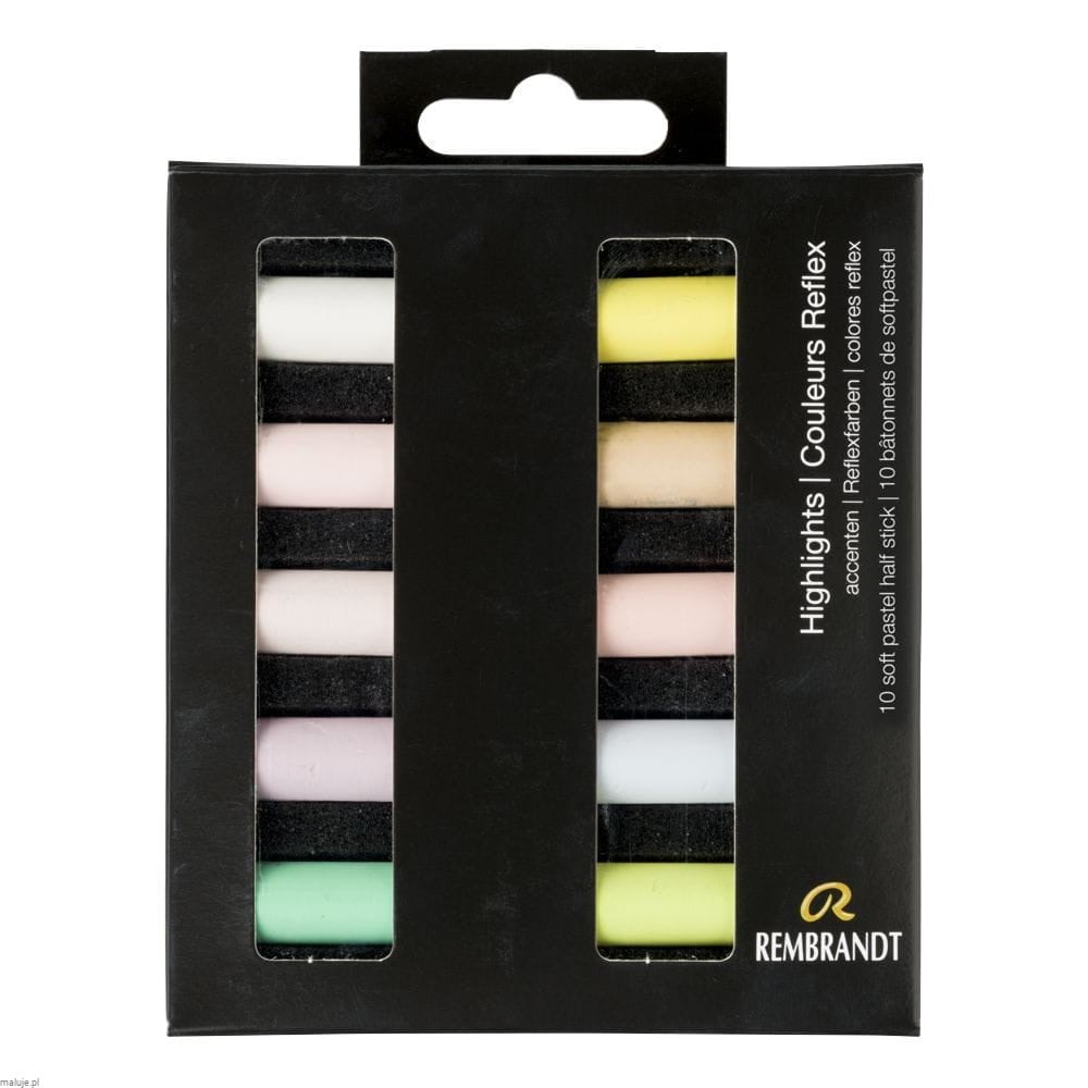 Rembrandt Soft Pastels 10x Half Stick - Highlights