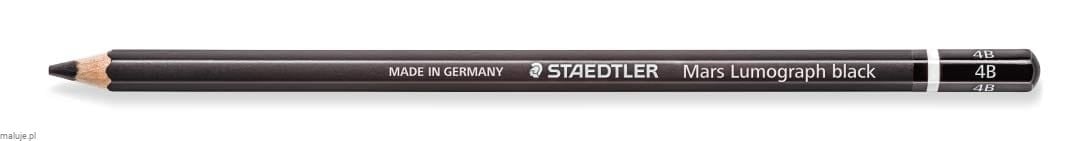 Staedtler Mars Lumograph Black 100 4B - ołówek z czarnym grafitem