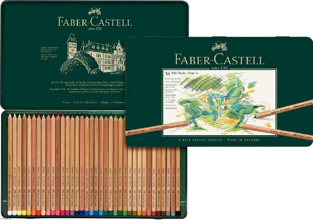 Faber Castell Pitt Pastel Pencils 36 kolorów - komplet pasteli suchych w kredce