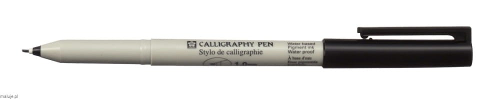 Sakura Calligraphy Pen Black 1 - pisak kaligraficzny 1mm