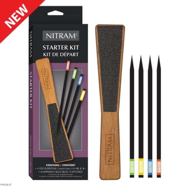 NITRAM Starter Kit - komplet węgli artystycznych