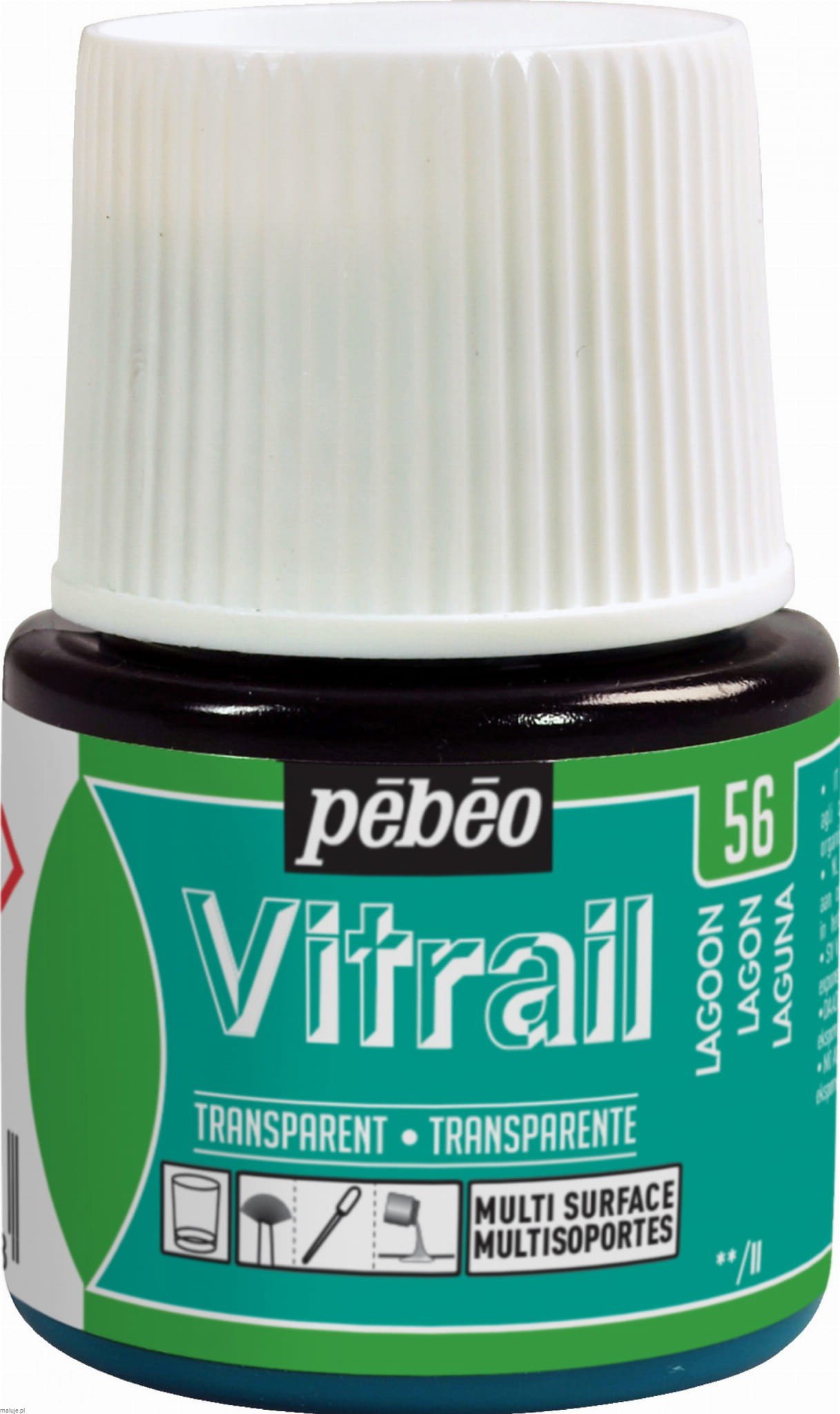 Vitrail Transparent 56 VIVID LAGON - farba witrażowa