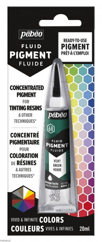 Pebeo Fluid Pigment GREEN 20ml - płynny pigment