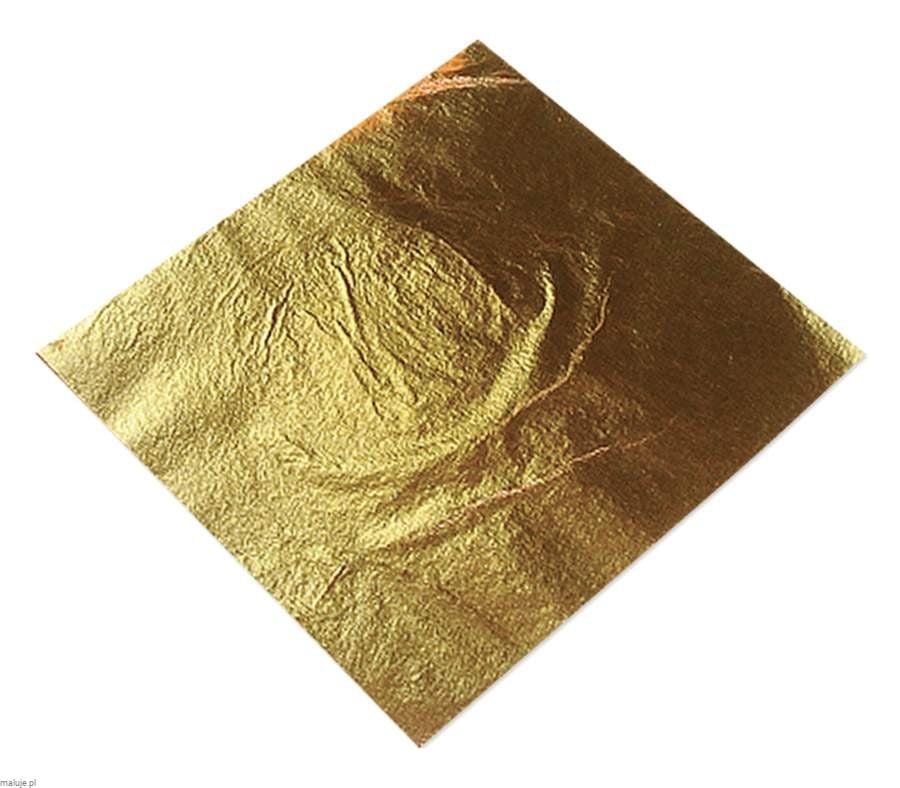 Szlagmetal 2 1/2 op. 100płatów 14x14cm - imitacja złota