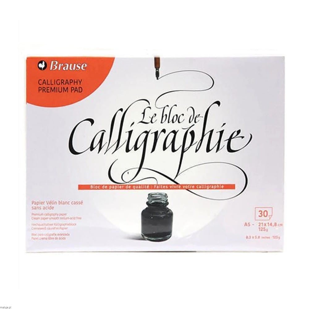 Brause Calligraphy Premium Pad 125g 30ark. - blok do kaligrafii