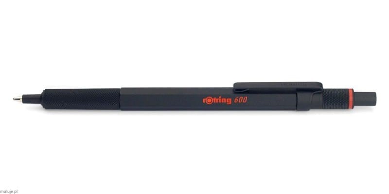 Rotring 600 Długopis metalowy Czarny
