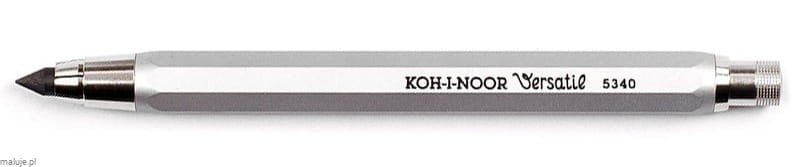Ołówek automatyczny Kubuś metalowy 5,6 mm Srebrny
