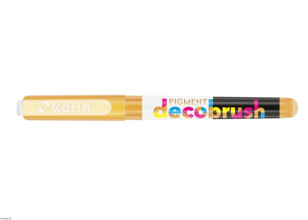 Pigment Decobrush Marker ochre 110U - Marker pigmentowy pędzelkowy