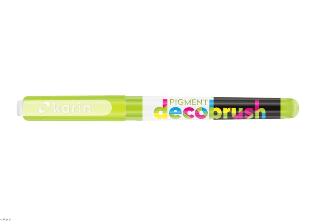 Pigment Decobrush Marker lime green 397U - Marker pigmentowy pędzelkowy