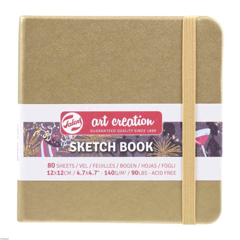Art Creation Sketch Book WHITE GOLD 140g 80 ark - szkicownik książkowy