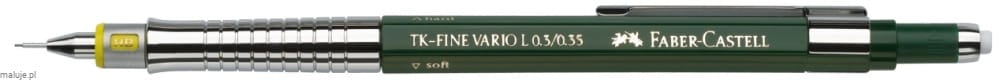 Ołówek automatyczny TK-Fine VARIO L 0,35 - profesjonalny ołówek automatyczny