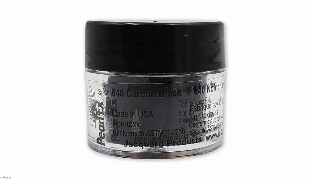 Jacquard Pearl Ex Carbon Black #640 - pigment w pudrze