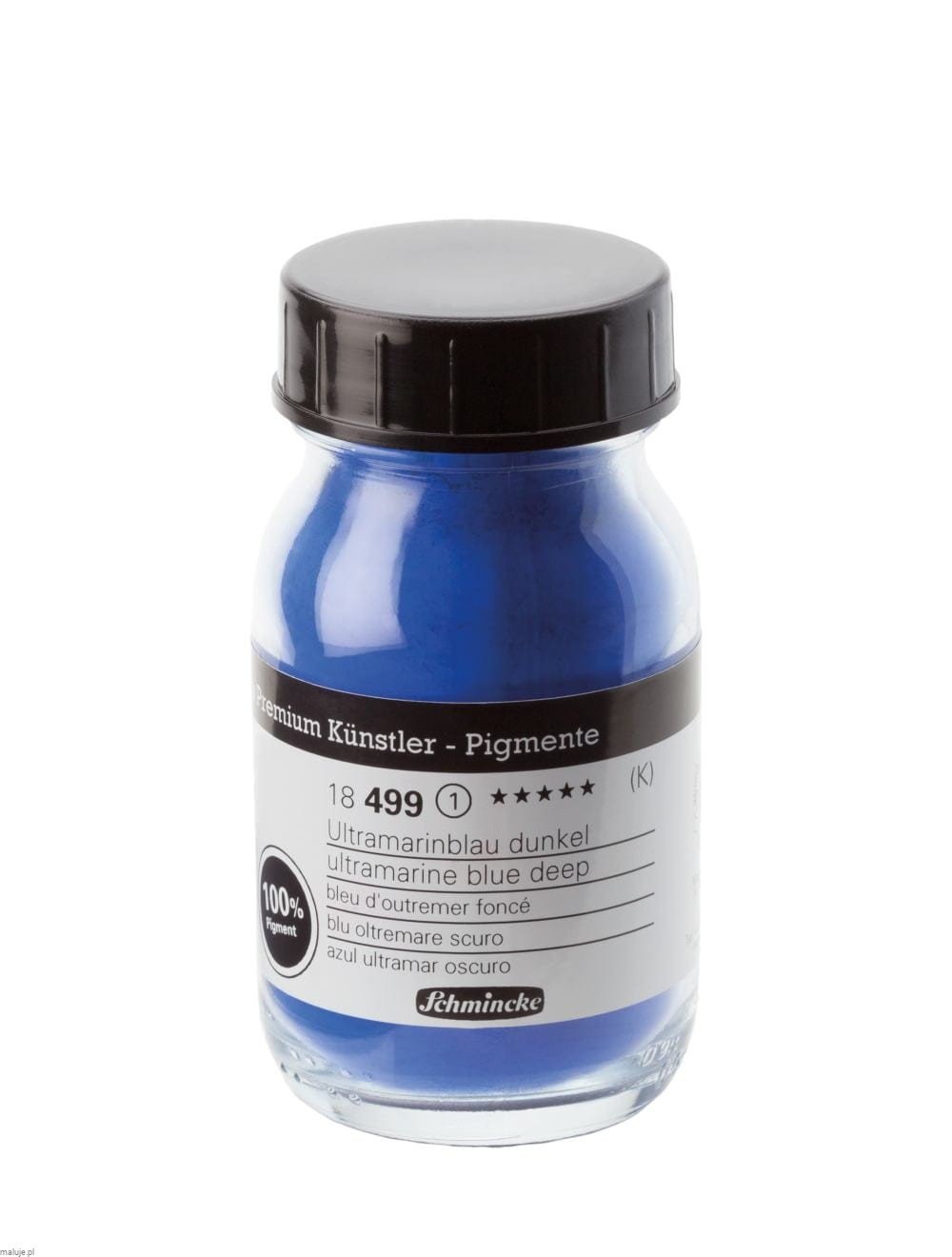 Schmincke Pure Artists' Pigments 499 Ultramarine Blue Deep 100ml - pigment artystyczny sypki