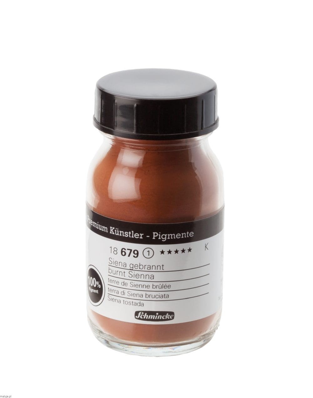 Schmincke Pure Artists' Pigments 679 Burnt Sienna 100ml - pigment artystyczny sypki