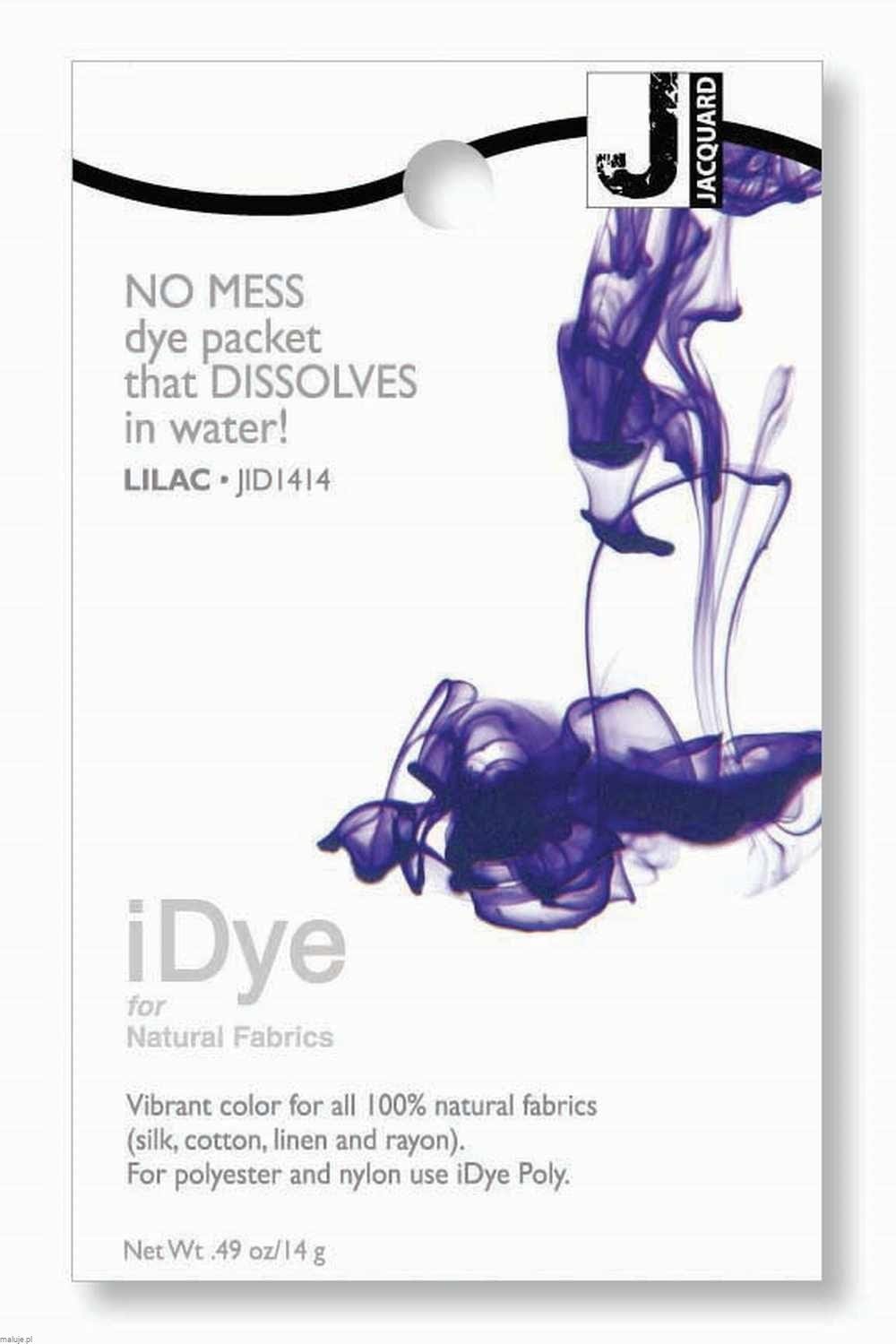 iDye for Natural Fabrics 14g LILAC - barwnik do tkanin naturalnych