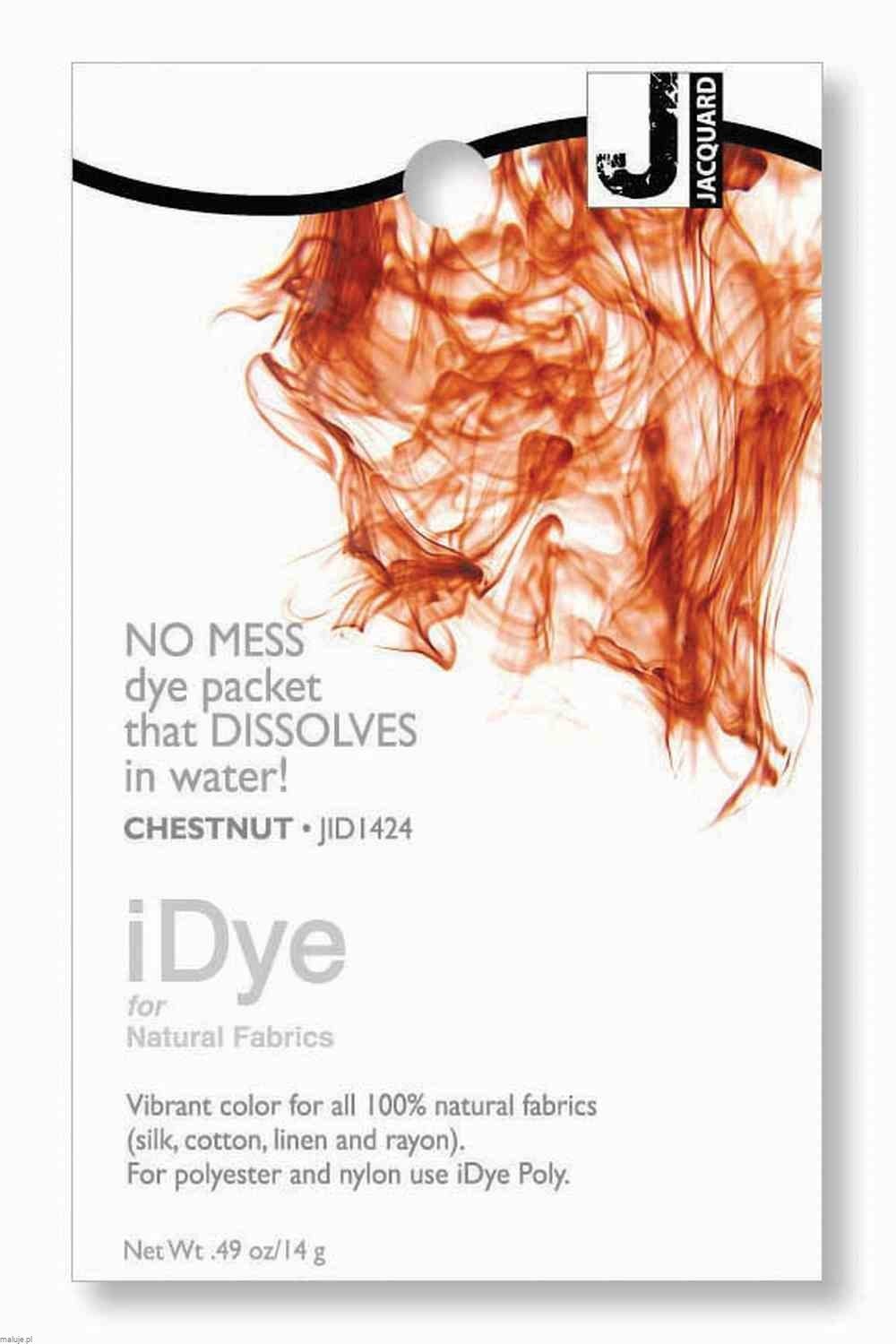 iDye for Natural Fabrics 14g CHESTNUT - barwnik do tkanin naturalnych