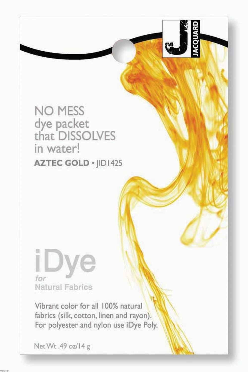 iDye for Natural Fabrics 14g AZTEC GOLD - barwnik do tkanin naturalnych