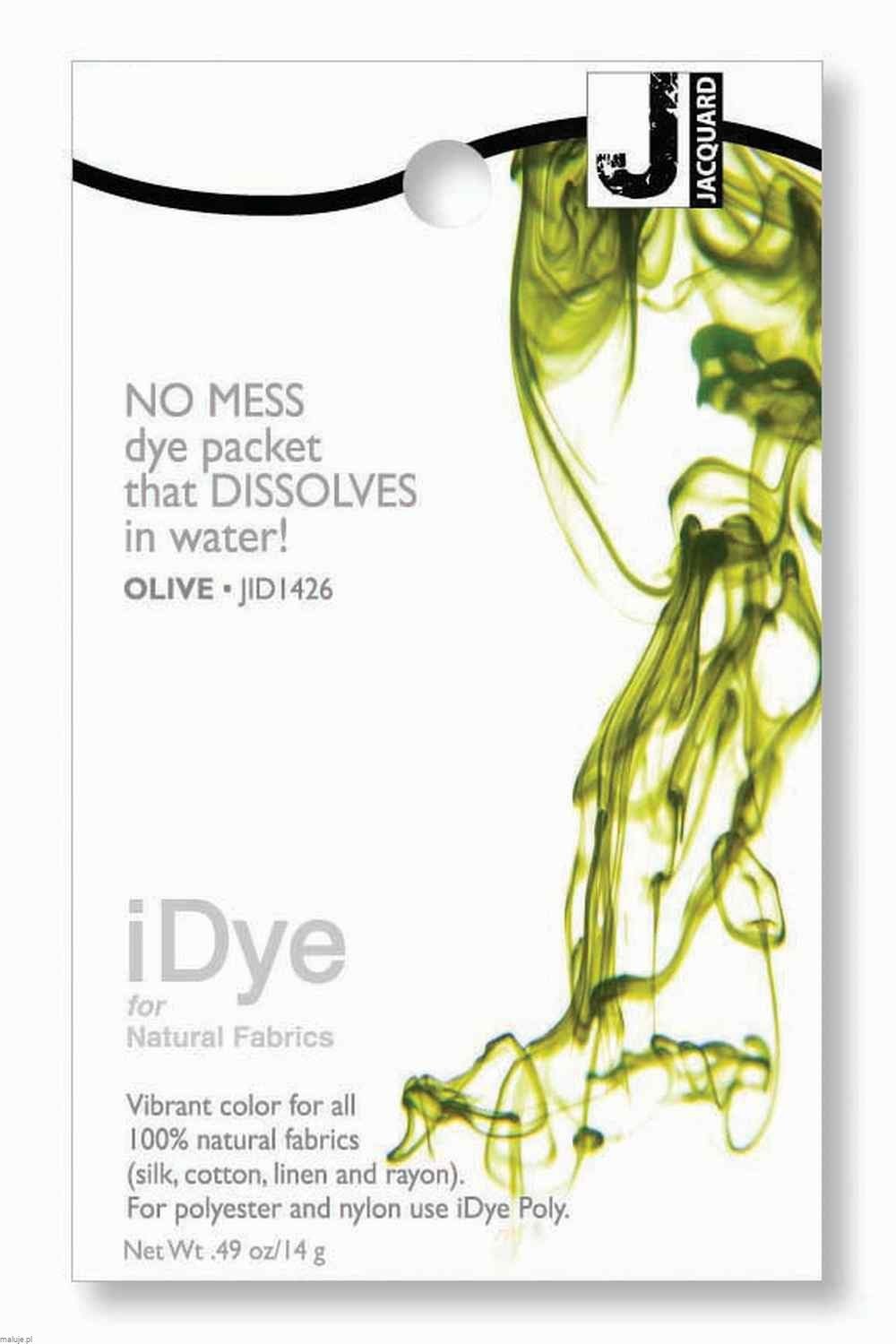iDye for Natural Fabrics 14g OLIVE - barwnik do tkanin naturalnych