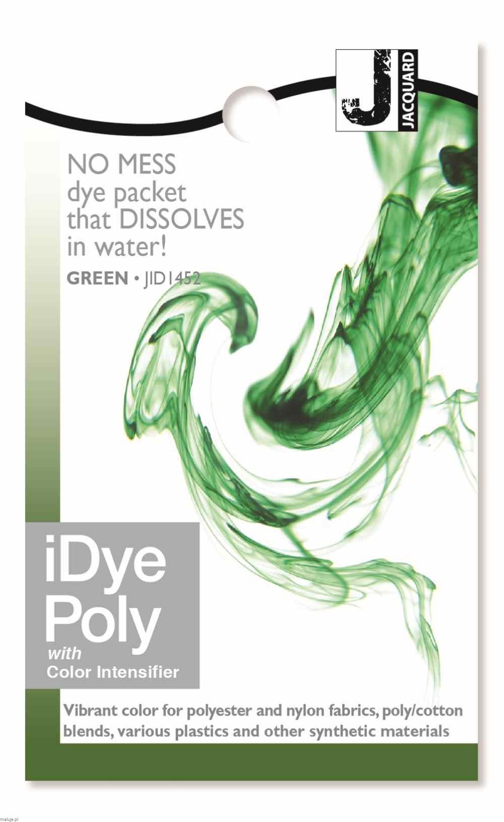 iDye POLY 14g GREEN - barwnik do tkanin syntetycznych