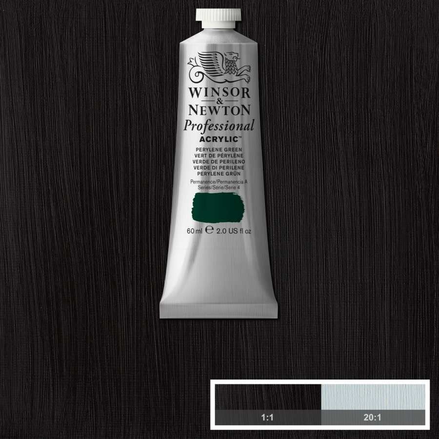 W&N farba akrylowa Professional Perylene Green