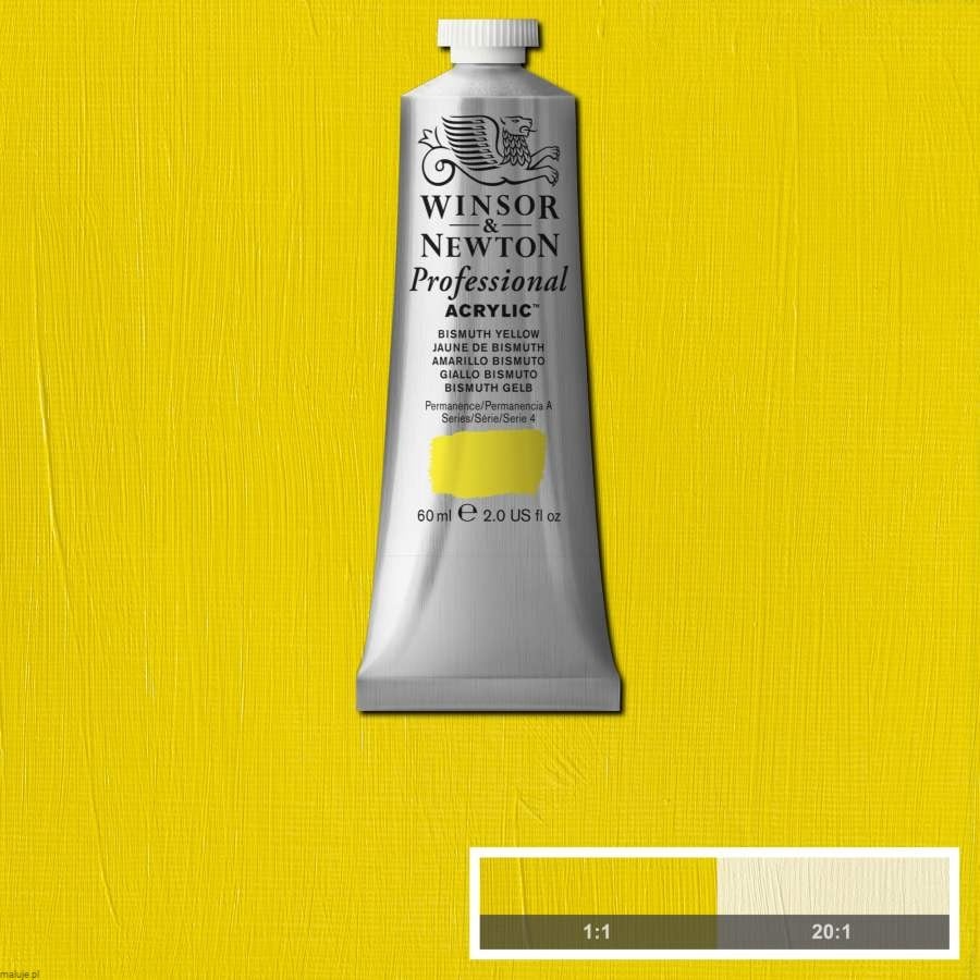 W&N farba akrylowa Professional Bismuth Yellow