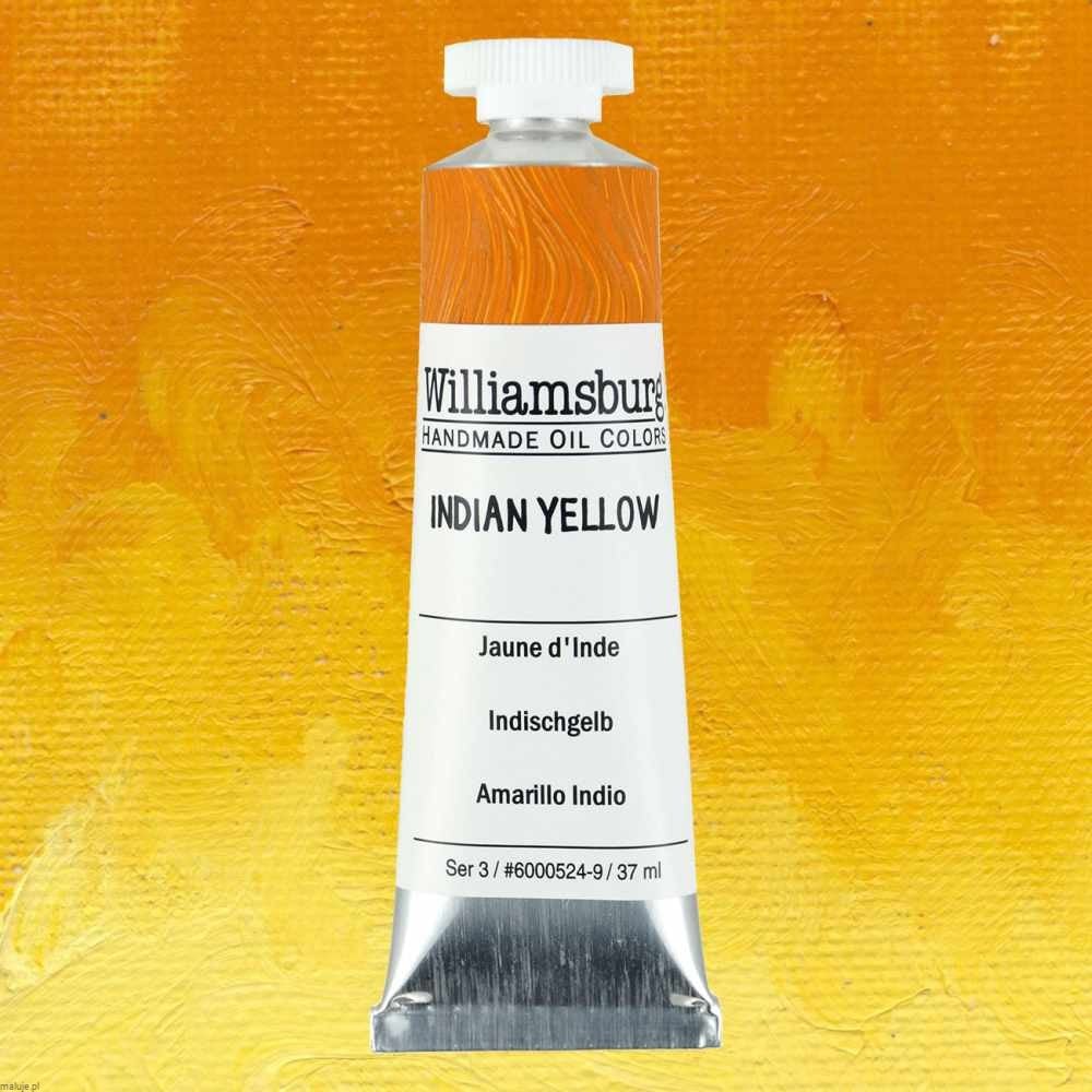0524 Indian Yellow, farba olejna Williamsburg