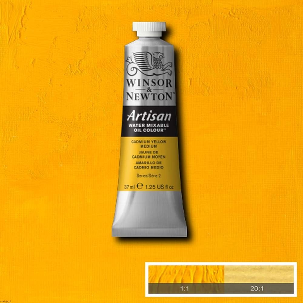 116 Cadmium Yellow Medium, farba olejna wodna Artisan W&N