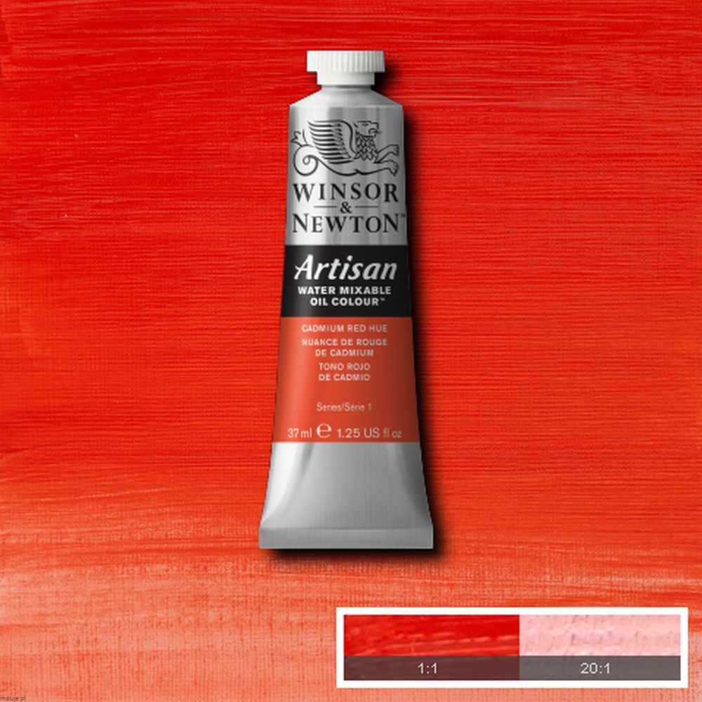 095 Cadmium Red Hue, farba olejna wodna Artisan W&N