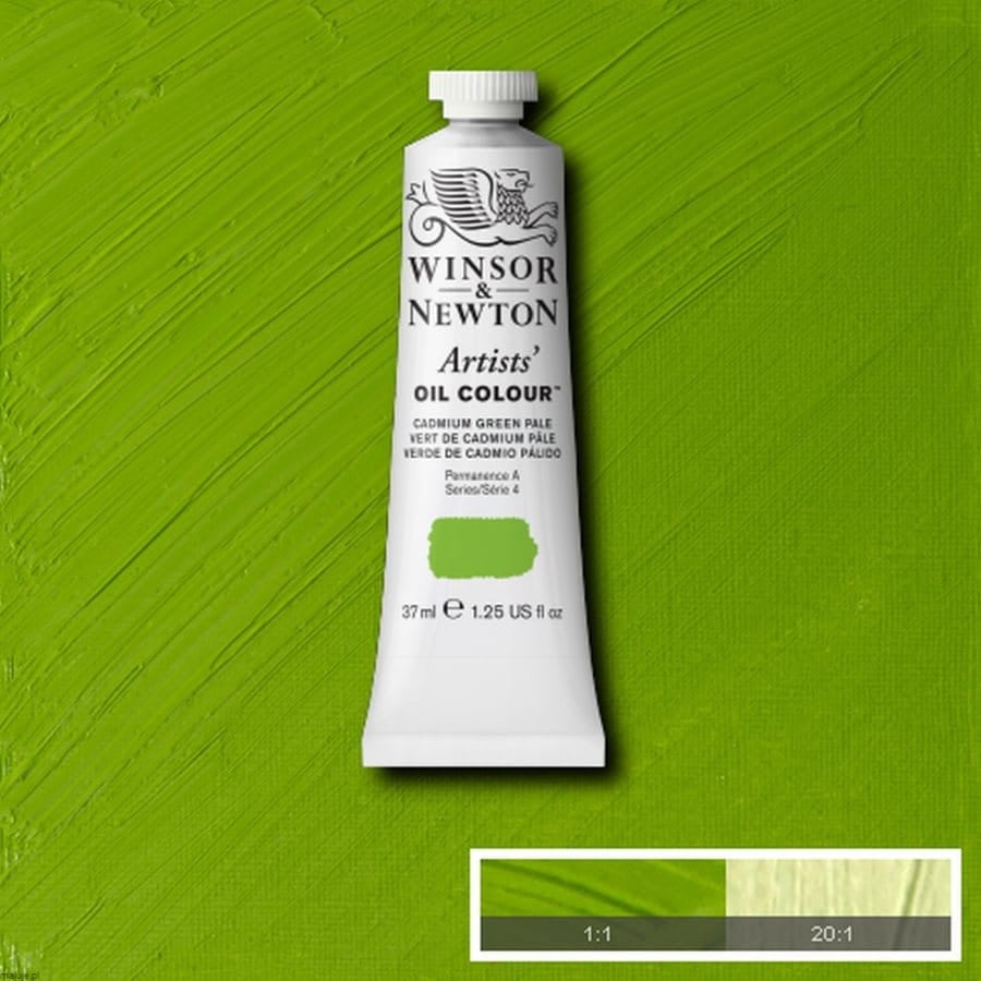 084 Cadmium Green Pale, farba olejna Artists' Oil Colours W&N