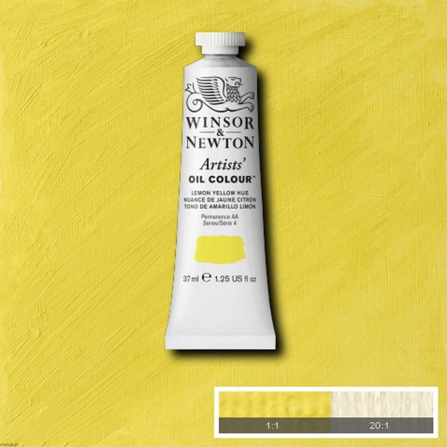 347 Lemon Yellow Hue, farba olejna Artists' Oil Colours W&N