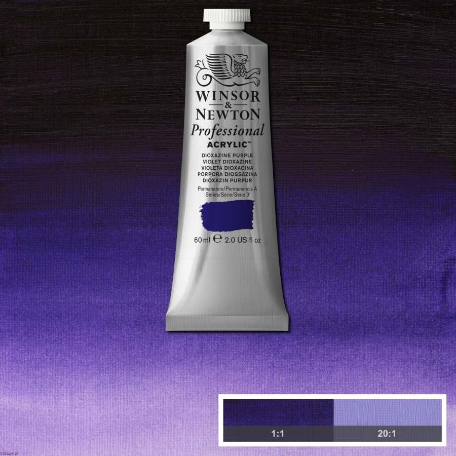 W&N farba akrylowa Professional Dioxazine Purple