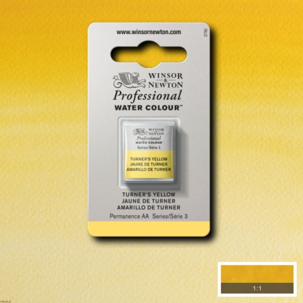 649 Turner's Yellow, akwarela Professional W&N