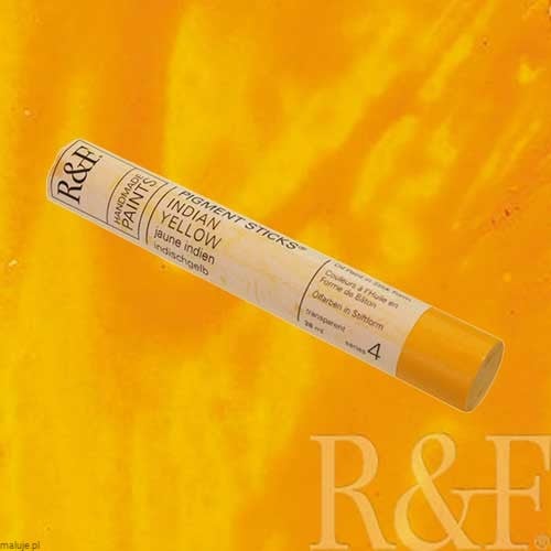 214D Indian Yellow, sztyft olejny Pigment Stick R&F