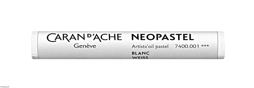 Caran d'Ache Neopastel 001 White - pastel olejna