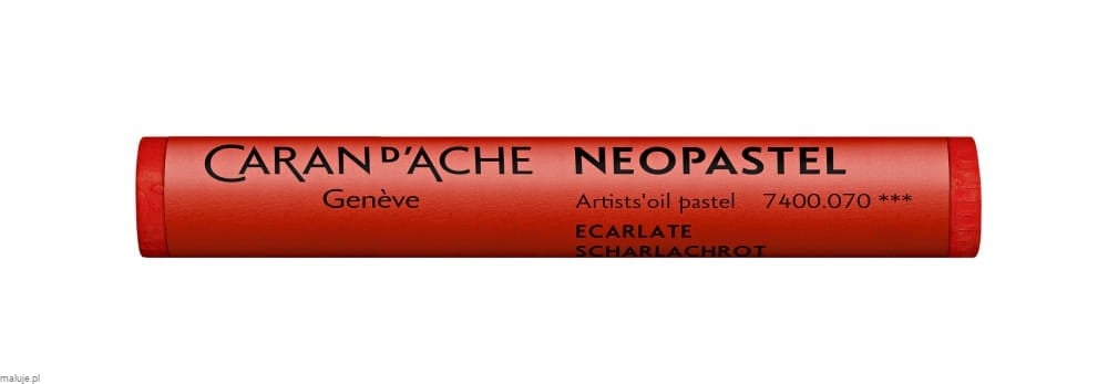 Caran d'Ache Neopastel 070 Scarlet - pastel olejna