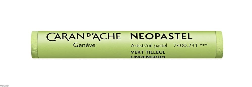 Caran d'Ache Neopastel 231 Lime Green - pastel olejna