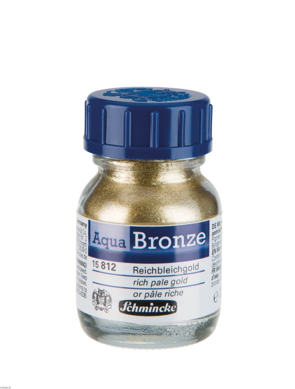 Schminckę Aqua Bronze RICH PALE GOLD 20ml - pigment metaliczny wodorozpuszczalny