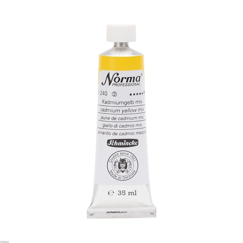 240 Cadmium Yellow Mix farba olejna, farba olejna Norma Professional Schmincke