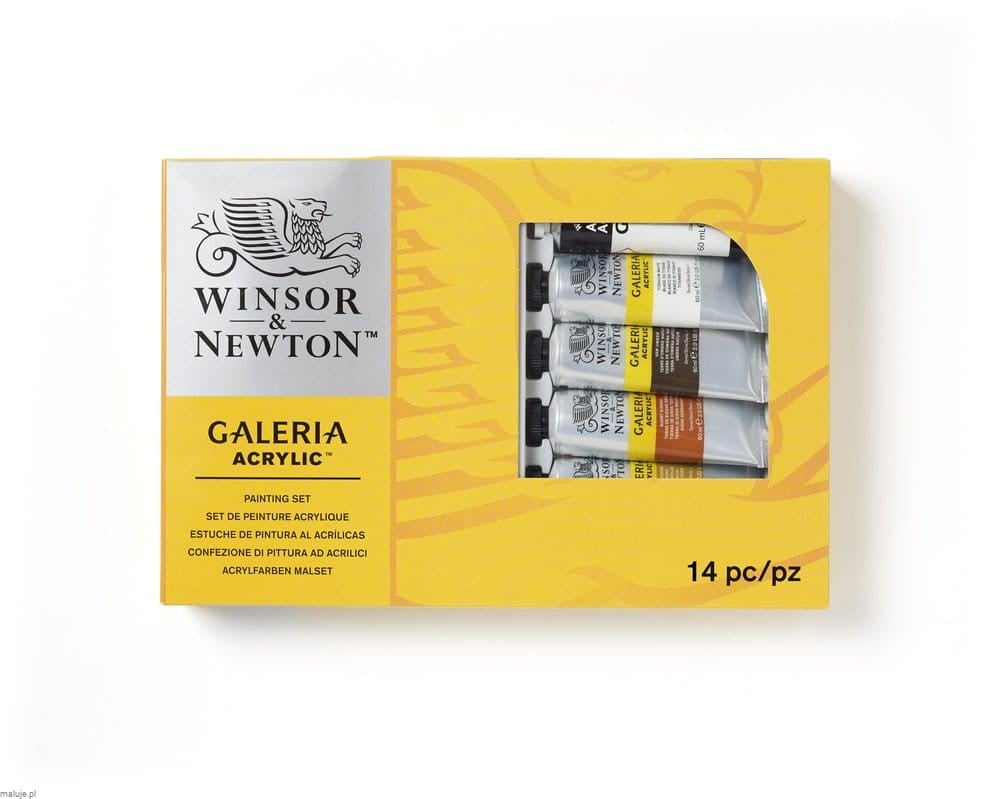 W&N Galeria Acrylic Complete Set - komplet farb akrylowych
