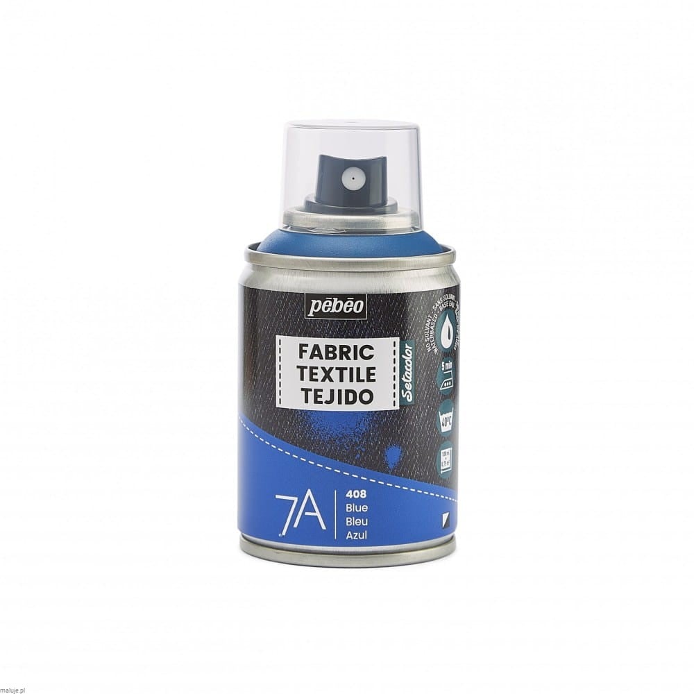 Pebeo 7A Farbic Spray 100ml BLUE - farba do tkanin w sprayu
