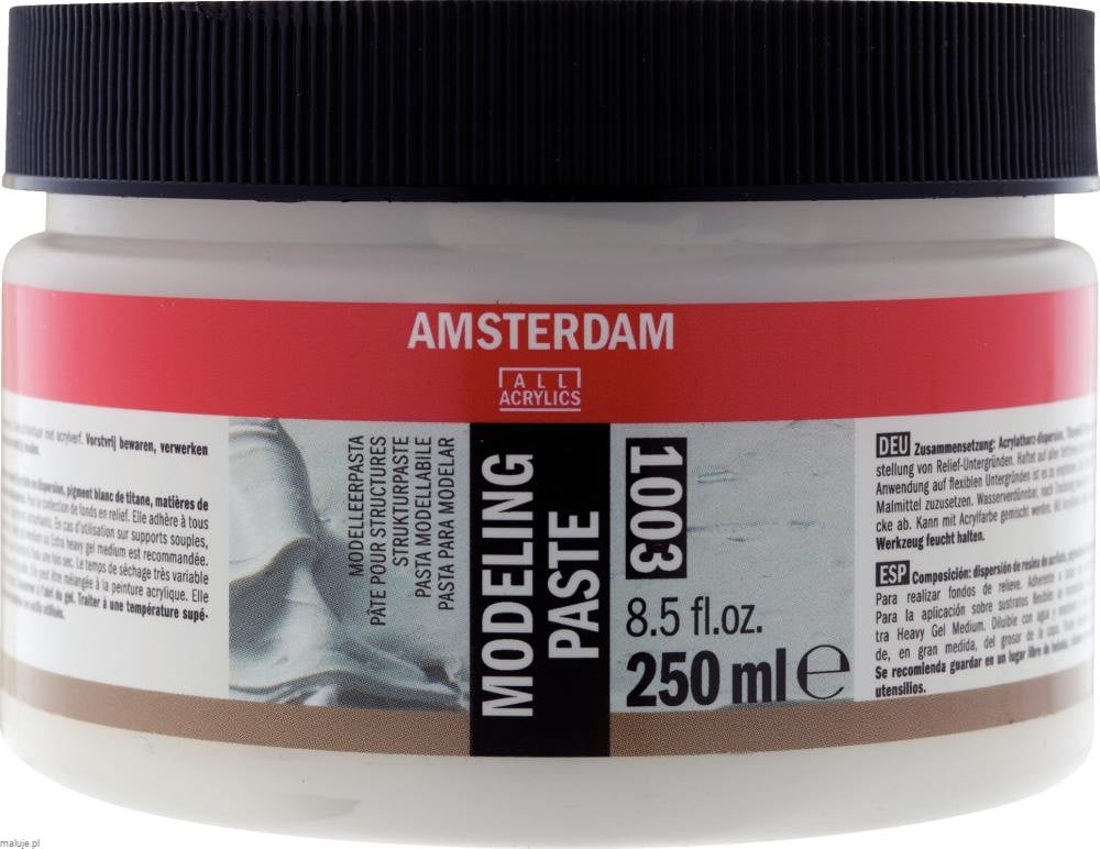 Amsterdam Acrylic Modeling Paste - pasta modelująca strukturalna