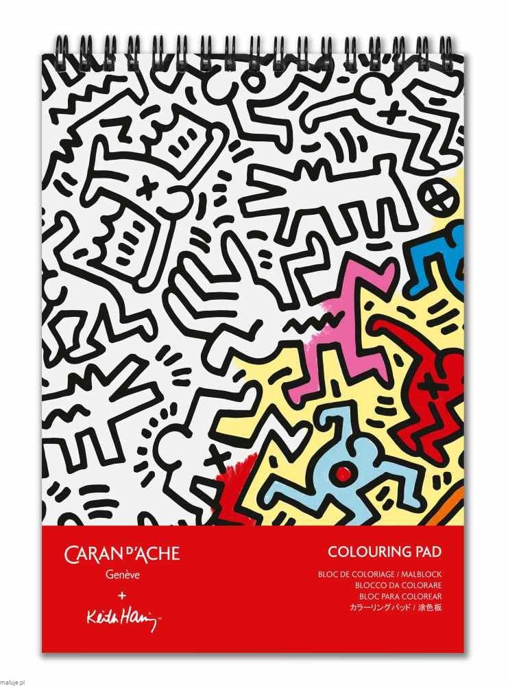 Kolorowana Caran d’Ache Keith Hering Series A5 20 wzorów