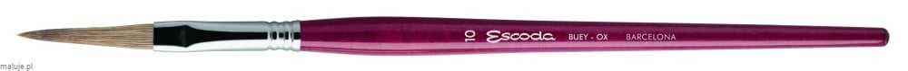 Pędzel Escoda Filleting Light Ear Ox s.6218 Filbert long length S/H 0