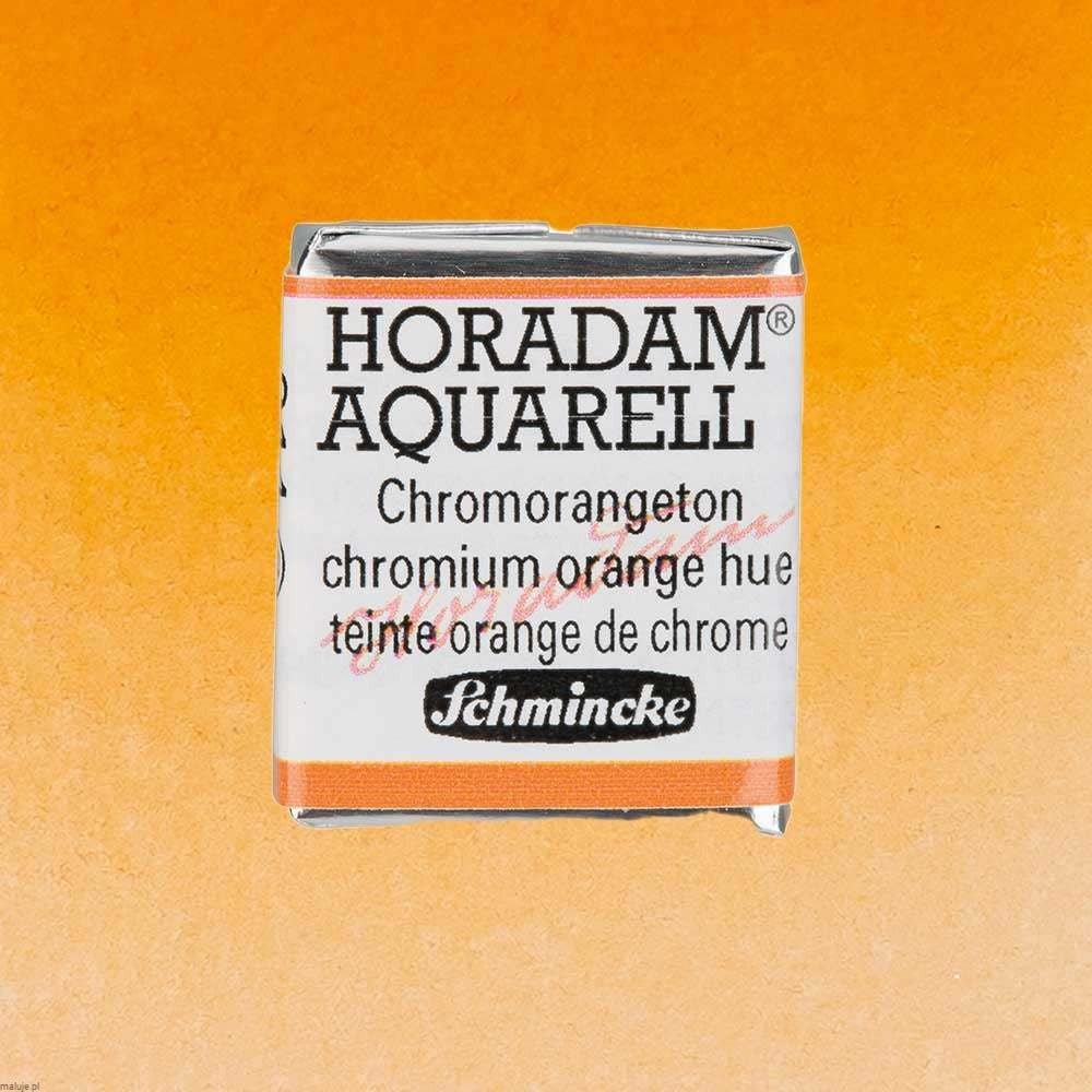 214 Chrome Orange Hue, akwarela Horadam Schmincke 1/2 kostki