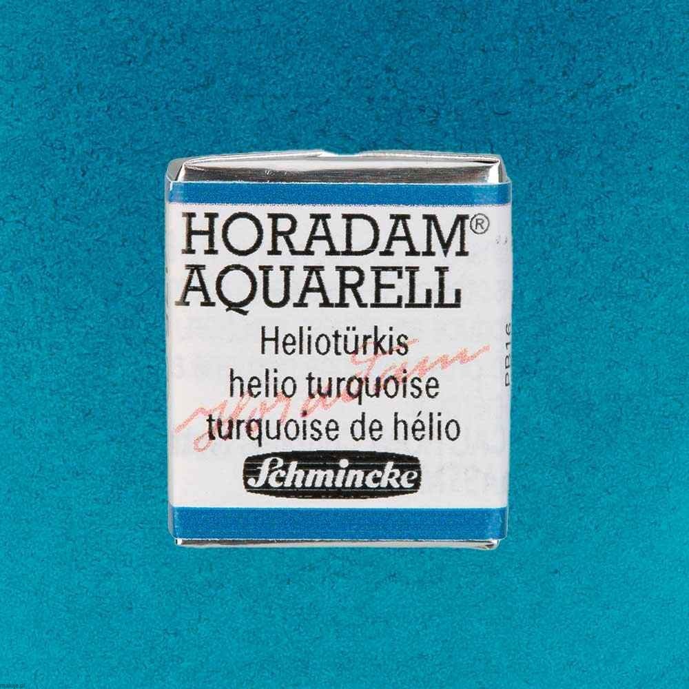 475 Helio Turquoise, akwarela Horadam Schmincke 1/2 kostki