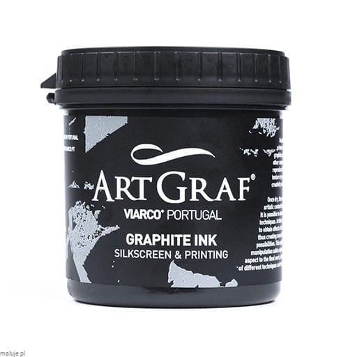 ARTGRAF Graphite Ink (Silkscreen & Printing) 400g grafitowa farba graficzna Viarco